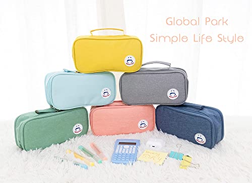 Large Capacity Pencil Case, Stationery Storage Pen Bag Box Handheld Makeup Pouch Holder Multi-Compartment Organizer College School Office Supplies for Student Teen Kid Adult | The Storepaperoomates Retail Market - Fast Affordable Shopping