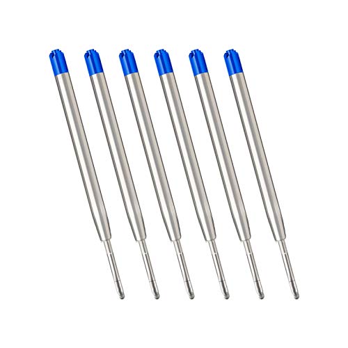 Blue Ink Refills (6pcs), Replaceable Ballpoint Pens Refills, 1mm Medium Tip – Blue | The Storepaperoomates Retail Market - Fast Affordable Shopping