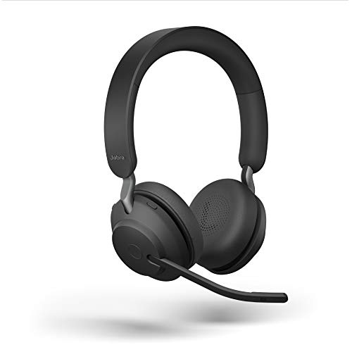 Jabra Evolve2 65 Wireless Headset USB Stereo UC, Bluetooth Dongle, Compatible with Zoom, Webex, Skype, Smartphones, Tablets, PC/MAC, 26599-989-999 (Black), Global Teck Gold Support Plan Included | The Storepaperoomates Retail Market - Fast Affordable Shopping