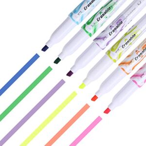 Mr. Pen- Erasable Highlighters, 6 Pack, Highlighter Pens, Highlighters, Highlighters Erasable, Book Highlighters, Eraseable Highlighters Markers, Eraser Highlighter, Christmas Gifts