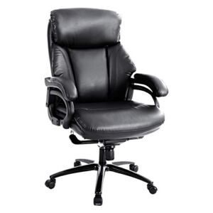 Sophia & William Ergonomic PU Leather Office Executive Rocking Chair High Back, Modern 360° Swivel Home Office Desk Computer Chair Big and Tall with Armrests and Headrest, Load Capacity: 400 lbs