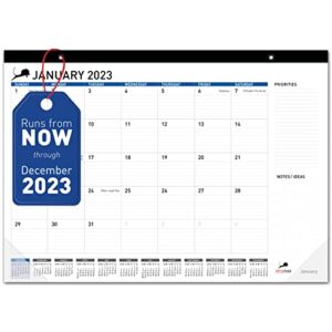Desk Calendar 17×12 – Monthly Planning Desk Pad & Wall Calendar for Home, School and Office, Big Ink Bleed Resistance Thick Paper Desktop Teacher Calendar Planner