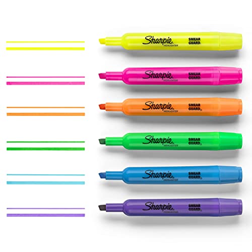 SHARPIE Tank Highlighters, Chisel Tip, Assorted Color Highlighters, Value Pack, 36 Count | The Storepaperoomates Retail Market - Fast Affordable Shopping