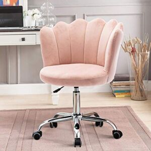 Recaceik Velvet Swivel Shell Chair, Swivel Shell Chair for Living Room/Bed Room, Modern Leisure Arm Chair