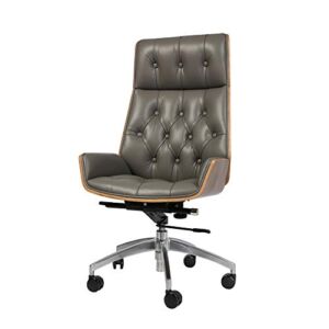 Office Chair Ergonomic Desk Chair PU Leather Computer Chair Executive Rolling Swivel Adjustable High Back Task Chair for Home