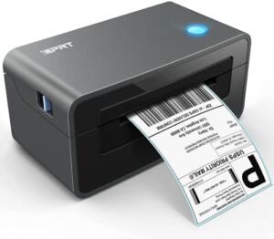 iDPRT Thermal Label Printer SP410 Thermal Shipping Label Printer, 4×6 Label Printer, Thermal Label Maker, Compatible with Shopify, Ebay, UPS, USPS, FedEx, Amazon & Etsy, Support Multiple Systems