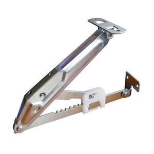 Rok Hardware Ratchet Headrest Fitting for Beds, Desk Lids, Drafting Tables, and Drawing Boards, Steel