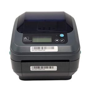 Zebra GX420D with Display, Thermal Label Barcode Printer, USB/Ethernet/Serial Connectivity, GX42-202410-000 (Renewed)