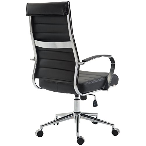 Edgemod Tremaine High Back Management Chair in Black | The Storepaperoomates Retail Market - Fast Affordable Shopping