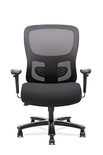 HON Sadie Big and Tall Office Computer Chair, Height Adjustable Arms with Adjustable Lumbar, Black (HVST141). | The Storepaperoomates Retail Market - Fast Affordable Shopping