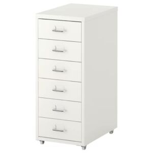 Ikea HELMER drawer unit, 11×27 1/8″, White