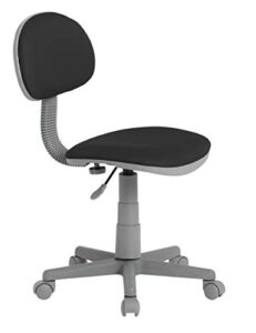 Calico Designs Deluxe Task Chair in Black with Gray base 18509