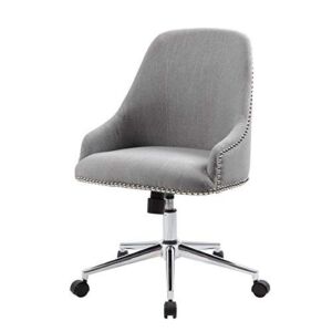 Boss Office Products Carnegie Desk Chair, Grey