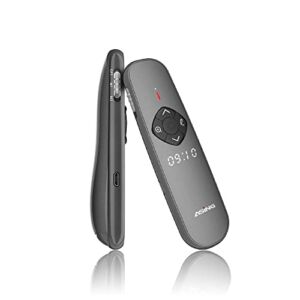 ASiNG Advanced Digital Laser Presentation Remote – Red Laser Presentation Pointers with Function of Spotlighting, Highlighting, Magnifying, Air Mouse and PPT Clicker, 8GB Storage Memory