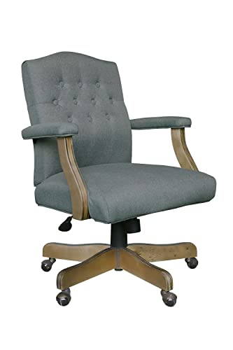 Boss Office Products Medium Grey BOSS Executive Mid Balck Linen Chair | The Storepaperoomates Retail Market - Fast Affordable Shopping