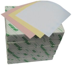 Carbonless Paper 3-Part Reverse 5 Reams / 2505 Sheets (835 sets) Pink / Canary / Bright White 8 1/2 x 11