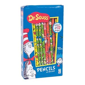 Raymond Geddes Dr Seuss Number 2 Pencils For Kids (Pack of 72)