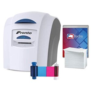 Magicard Pronto ID Card Printer & Complete Supplies Package with Bodno Software – Bronze Edition