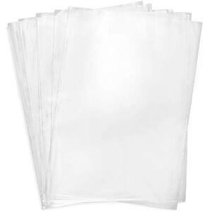 Shrink Wrap Bags,100Pieces 10×14 Inches Clear PVC Heat Shrink Wrap for Shoes, Soap, Book, Bath Bombs, Film DVD/CD, Candles, Jars and Homemade DIY Projects