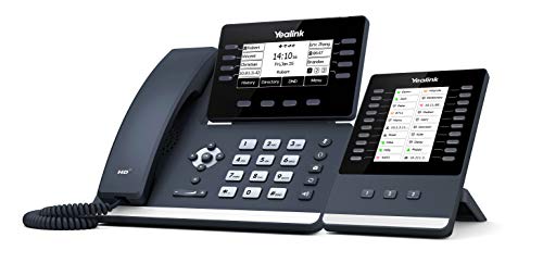 Yealink SIP-T53 IP Phone, 12 VoIP Accounts. 3.7-Inch Graphical Display. USB 2.0, Dual-Port Gigabit Ethernet, 802.3af PoE, Power Adapter Not Included | The Storepaperoomates Retail Market - Fast Affordable Shopping