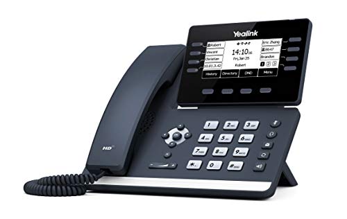Yealink SIP-T53 IP Phone, 12 VoIP Accounts. 3.7-Inch Graphical Display. USB 2.0, Dual-Port Gigabit Ethernet, 802.3af PoE, Power Adapter Not Included | The Storepaperoomates Retail Market - Fast Affordable Shopping