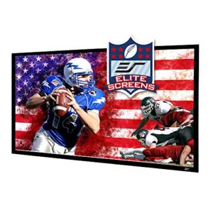 Elite Screens Star Frame Series, 120-INCH 16:9, Fixed Frame Home Movie Theater Projector/Projection Screen, 8K / 4K Ultra HD 3D Ready, SF120HW2