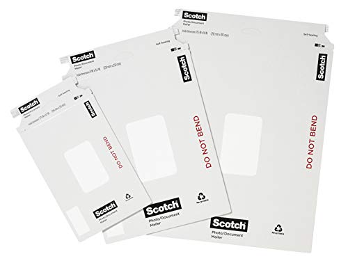 Scotch Photo/Document Mailer, 9 x 11.5 Inches, 12 Pack (7917) | The Storepaperoomates Retail Market - Fast Affordable Shopping