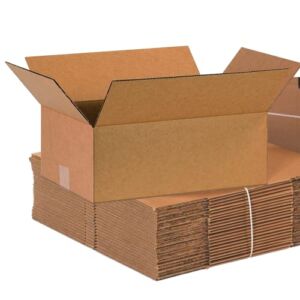 BOX USA Shipping Boxes Medium 16″L x 10″W x 6″H, 25-Pack | Corrugated Cardboard Box for Packing, Moving and Storage 16106