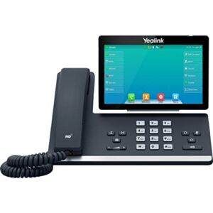 Yealink SIP-T57W IP Phone – Corded/Cordless – Corded/Cordless – Wi-Fi, Bluetooth – Wall Mountable, Desktop – Classic Gray