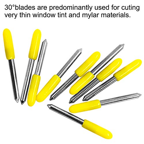30 pcs (30/45/60 Degree) AFUNTA Blade Vinyl Cutter Plotter Cutting Blades for Roland & Most Domestic and Imported Plotter with Blade Holder Base | The Storepaperoomates Retail Market - Fast Affordable Shopping