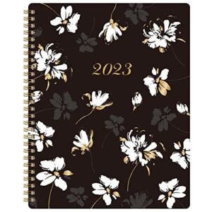 2023 Planner – Weekly Monthly Planner from January 2023 – Deccember 2023, 8″ x 10″ Calendar Planner with To Do List, Floral Cover with Twin-Wire Binding