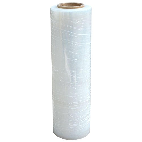 PackageZoom 4 Rolls 18″ x 1500 Ft Stretch Wrap Heavy Duty, Industrial Strength Shrink Wrap, 55 Gauge High Performance Stretch Film Replaces 80 Gauge Low Films, Clear Hand Stretch Wrap | The Storepaperoomates Retail Market - Fast Affordable Shopping