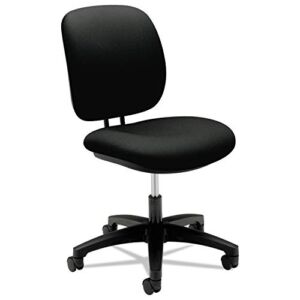 ComforTask – 5900 Series Task Chair Tilt: Seat Depth Adjustment, Casters/Glides: Hard, Finish: Black Centurion
