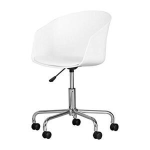 South Shore Flam Swivel Chair-White, 1