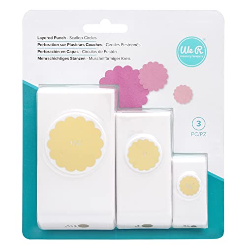 We R Memory Keepers Layering Punches 3/Pkg-Scallop Circles | The Storepaperoomates Retail Market - Fast Affordable Shopping