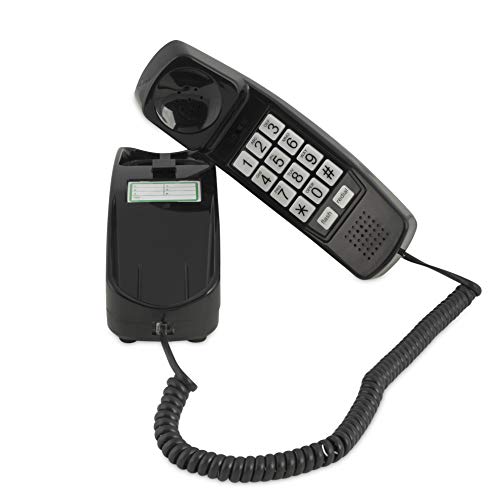 Corded Phones for Landline – Premium Landline Phone for Seniors and Hearing Impaired, Old Phones from the 80s Design, Great Old Telephone Land Line Phones for Home (Black) Corded Phone by iSoHo Phones | The Storepaperoomates Retail Market - Fast Affordable Shopping