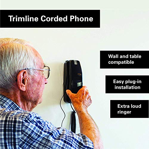 Corded Phones for Landline – Premium Landline Phone for Seniors and Hearing Impaired, Old Phones from the 80s Design, Great Old Telephone Land Line Phones for Home (Black) Corded Phone by iSoHo Phones | The Storepaperoomates Retail Market - Fast Affordable Shopping
