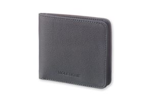 Moleskine Lineage Horizontal Leather Wallet, Avio Blue