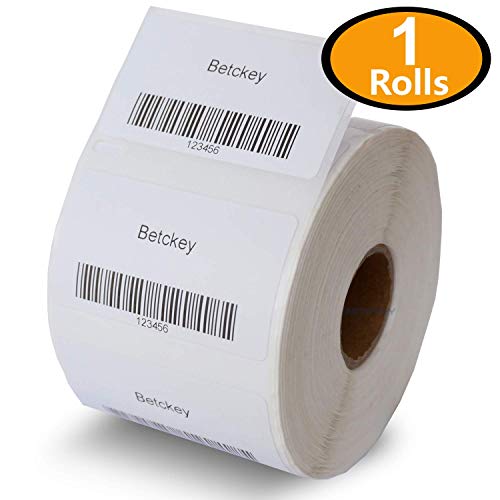 BETCKEY – Compatible DYMO 30334 (2-1/4″ x 1-1/4″) Medium Multipurpose Barcode/FNSKU/UPC/FBA Labels – Compatible with Rollo, DYMO Labelwriter 450, 4XL & Zebra Desktop Printers[1 Rolls/1000 Labels] | The Storepaperoomates Retail Market - Fast Affordable Shopping