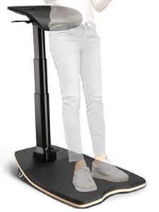 OCOMMO Standing Desk Chair with Adjustable Height and Anti-Fatigue Mat for Standing, Leaning, Perching, and Sitting, Ergonomic Stool for Support, Standup Leaning Chair for Standing Desk