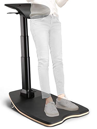 OCOMMO Standing Desk Chair with Adjustable Height and Anti-Fatigue Mat for Standing, Leaning, Perching, and Sitting, Ergonomic Stool for Support, Standup Leaning Chair for Standing Desk | The Storepaperoomates Retail Market - Fast Affordable Shopping