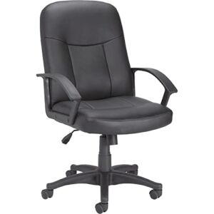 LLR84869 – Lorell Leather Managerial Mid-Back Chair
