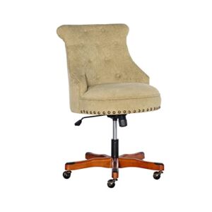 Linon Bond Olive Green Executive Office Chair