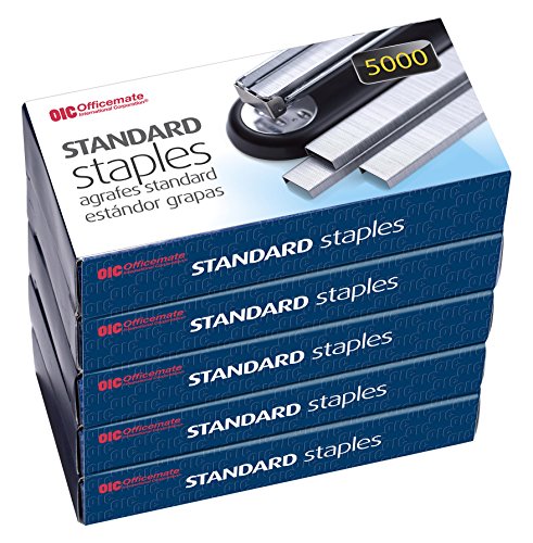 Officemate Standard Staples, 5 Boxes General Purpose Staple (91925) | The Storepaperoomates Retail Market - Fast Affordable Shopping