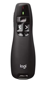 Logitech Wireless Presenter R400, Presentation Wireless Presenter with Laser Pointer (Renewed)