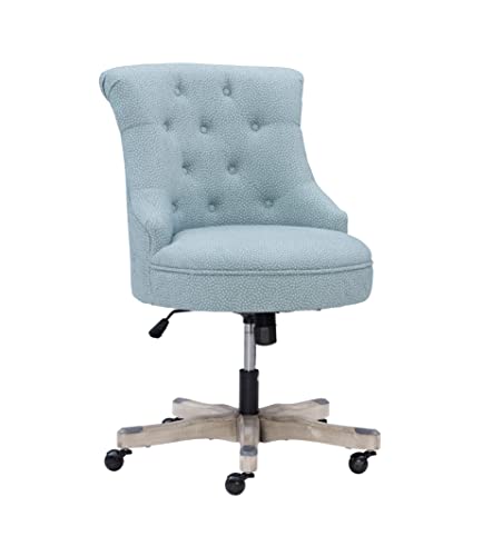 Linon Amzn0240 Talia Light Blue Office Chair, Gray | The Storepaperoomates Retail Market - Fast Affordable Shopping