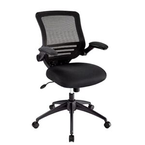 Realspace® Calusa Mesh Mid-Back Chair, Black