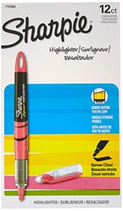 Sharpie Accent Products – Sharpie Accent – Accent Liquid Pen Style Highlighter, Chisel Tip, Fluorescent Pink, 12/Pk – Sold As 1 Dozen – Features a visible ink supply so you never run out unexpectedly. – Pigmented ink for brilliant color. – Versatile chise