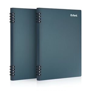 Oxford Stone Paper Notebook, 5-1/2″ x 8-1/2″, Blue Cover, 60 Sheets, 2 Pack (161641)