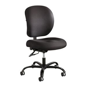 Safco Products 3391BV Alday 24/7 Task Chair (Optional arms Sold Separately), Black Vinyl